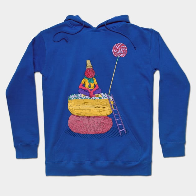 Doughnut Shop Hoodie by RtowneArt